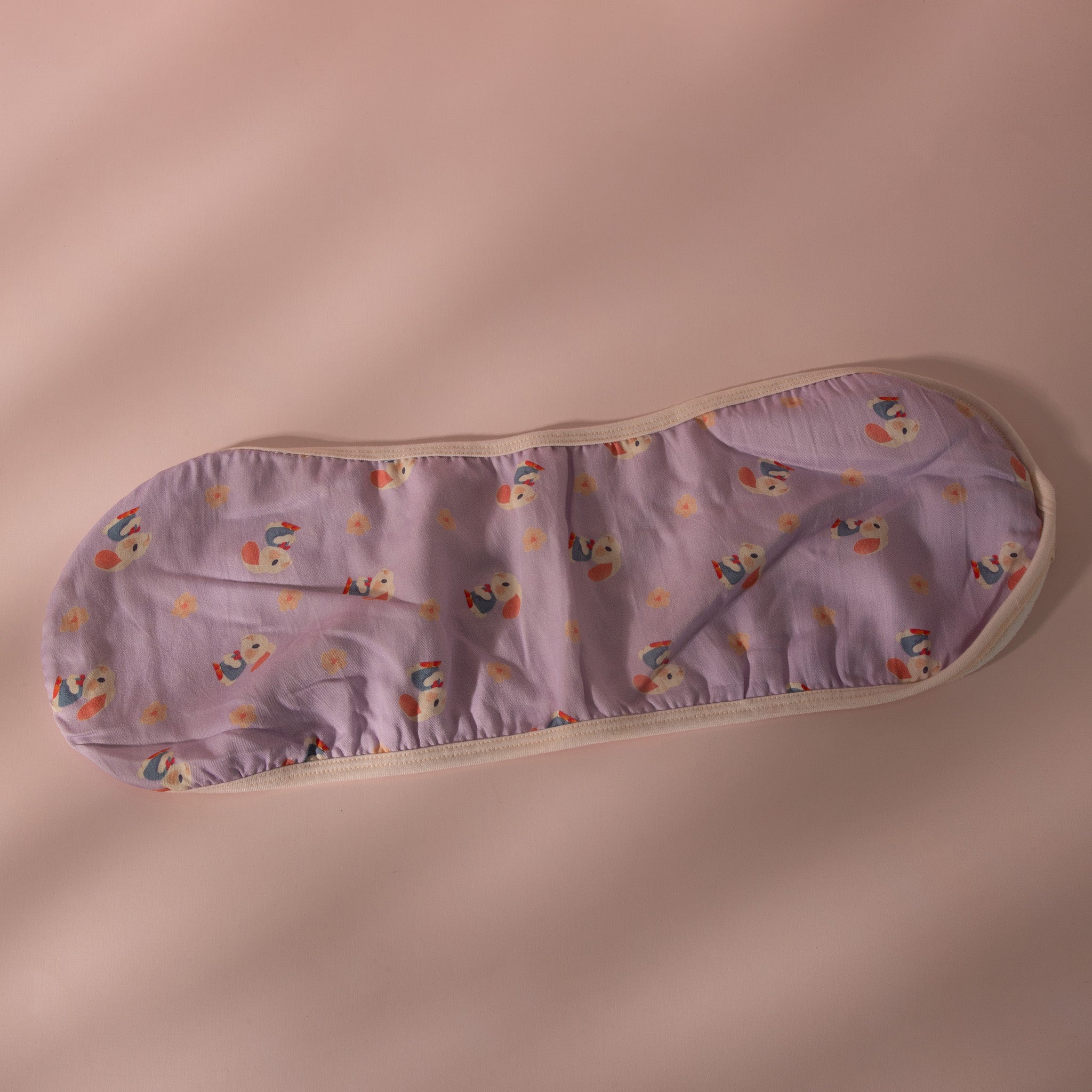 Lilac Bunny Tales Bamboo Terry Burp Cloth