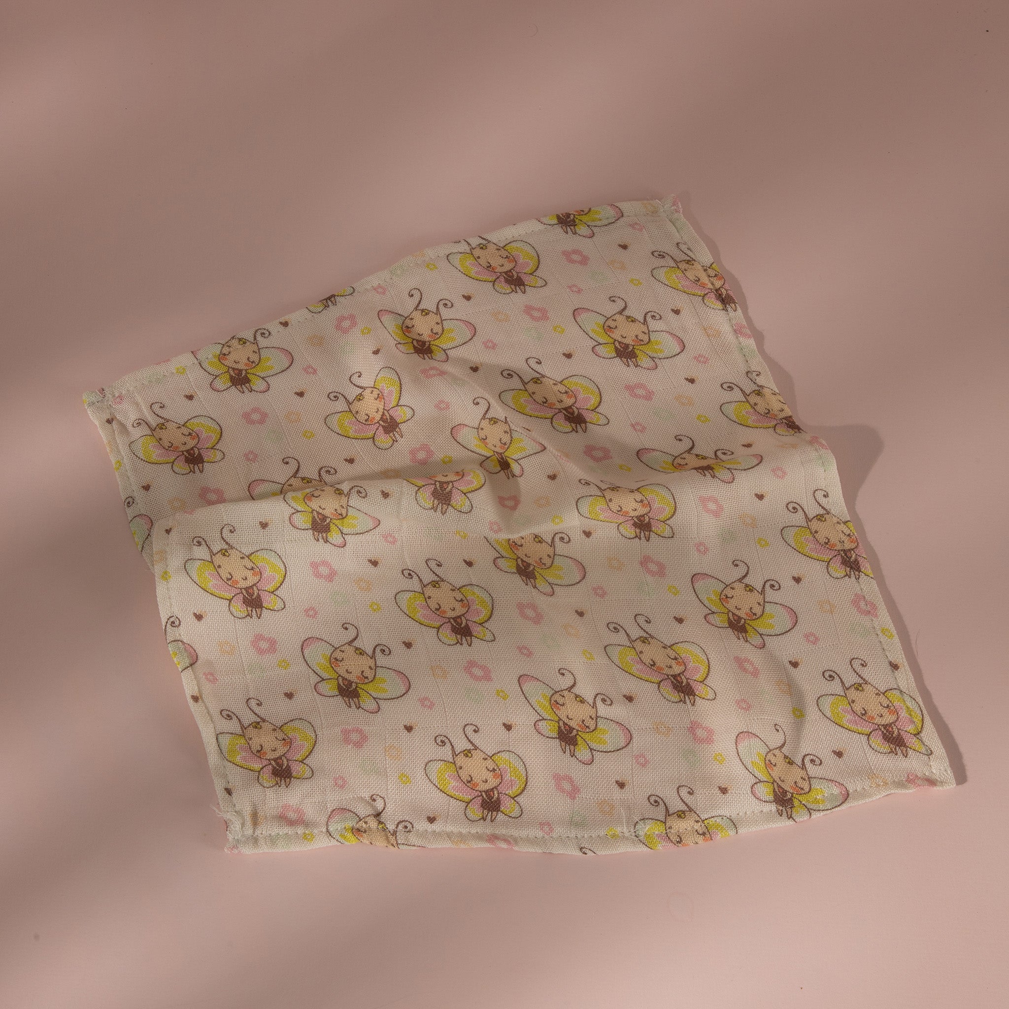 The Bee Girl Diaries Organic Bamboo Muslin Wash Cloth