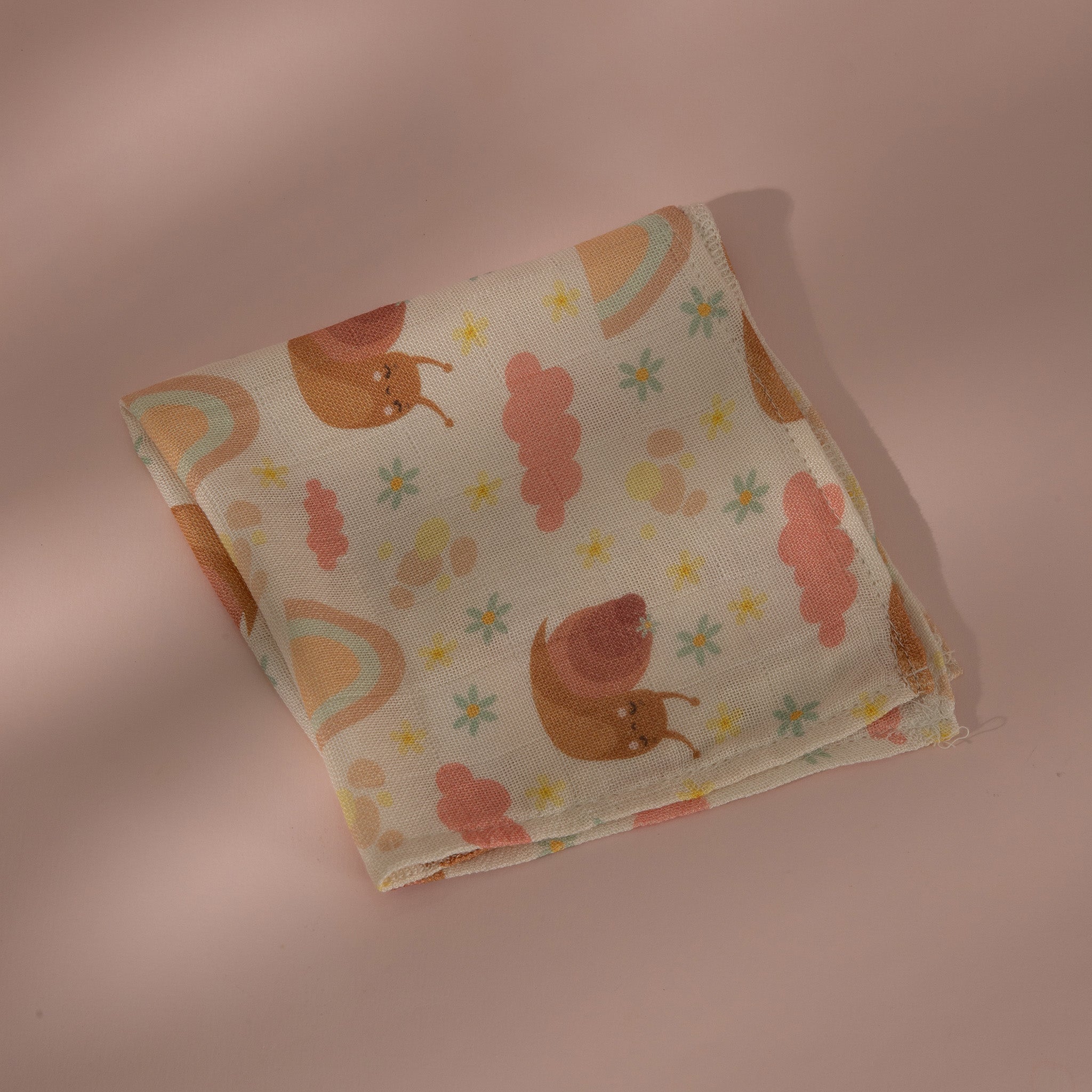 Snailbow Organic Bamboo Muslin Wash Cloth