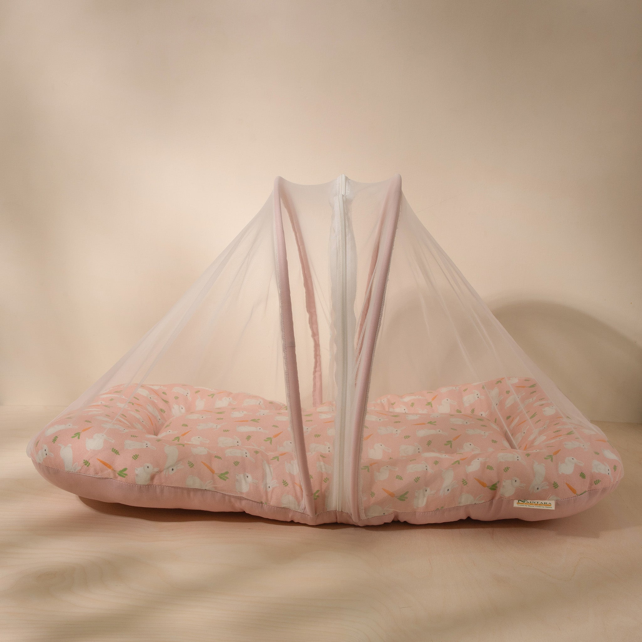 Bunny Peaches Organic Mosquito Bed Set