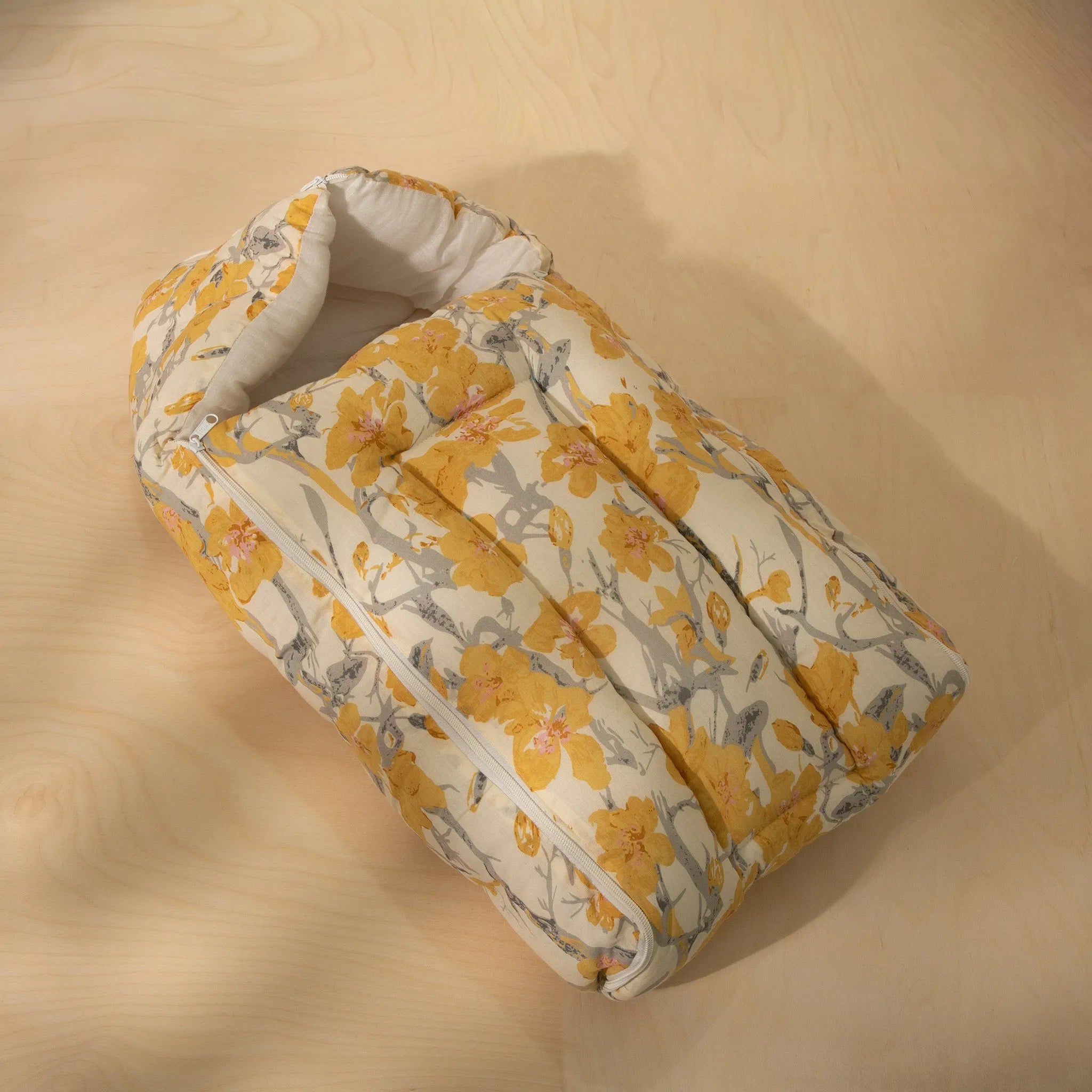 Floral Baby Sleeping Bag - Soft Cotton Bedding for Cozy Bedtime
