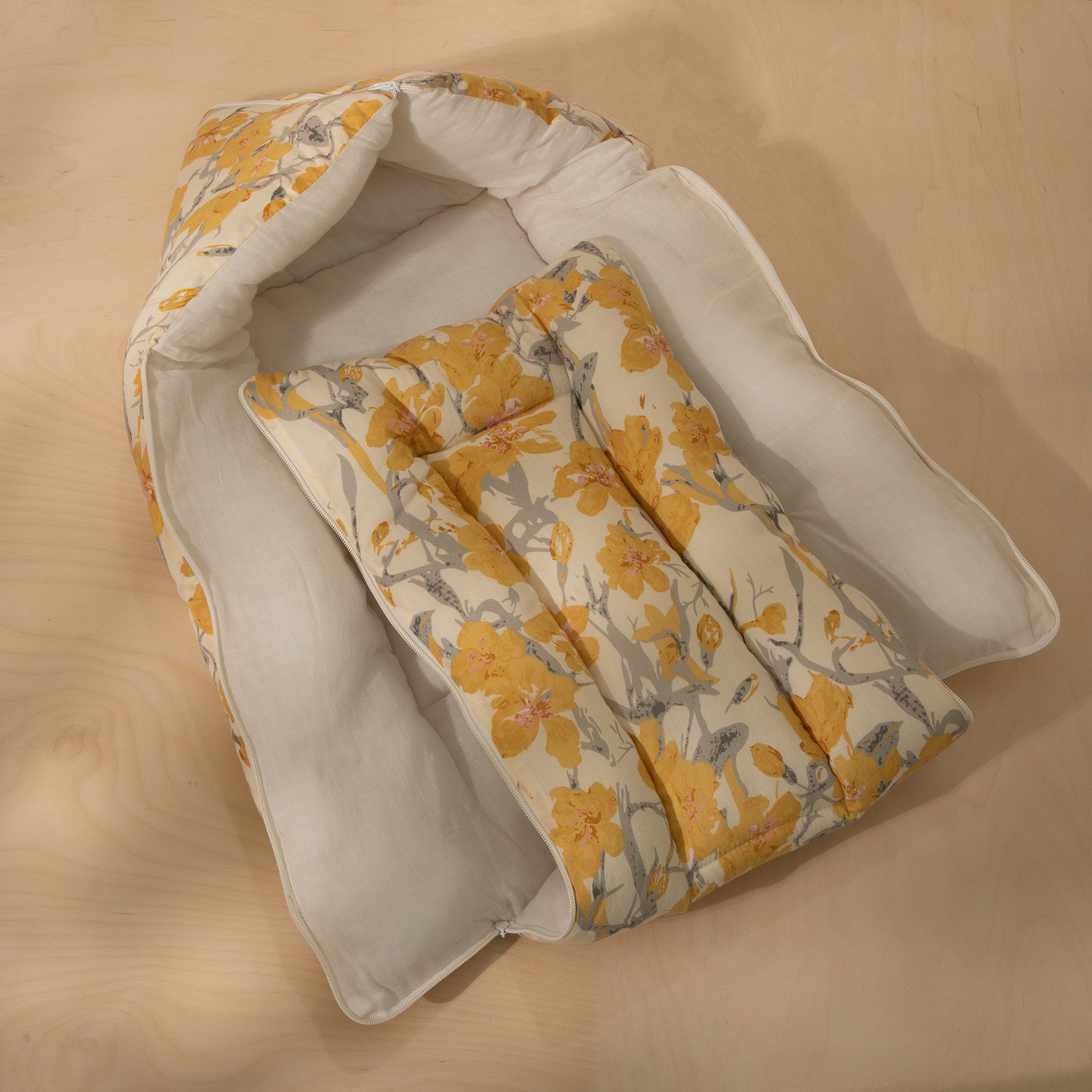 Floral Baby Sleeping Bag - Soft Cotton Bedding for Cozy Bedtime
