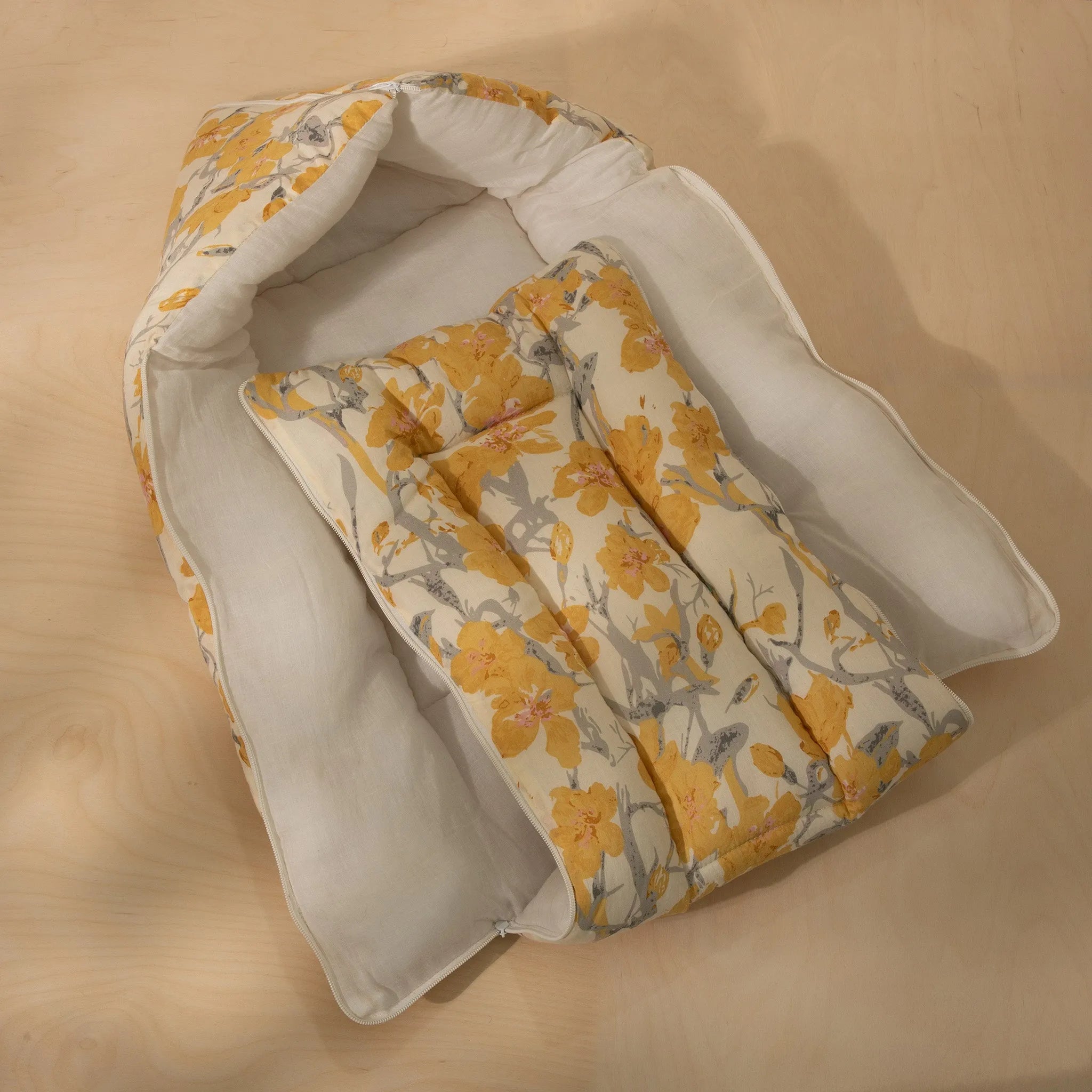 Floral Baby Sleeping Bag - Soft Cotton Bedding for Cozy Bedtime
