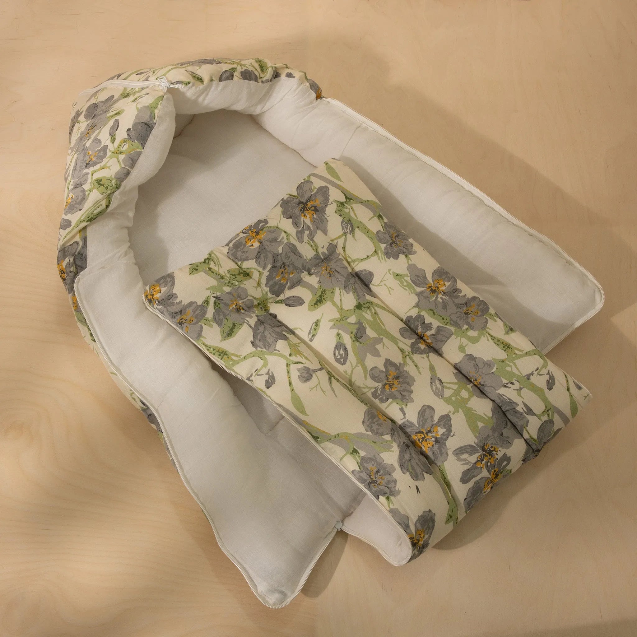 Floral Baby Sleeping Bag for Bedtime Soft Cotton Baby Sleep Sack