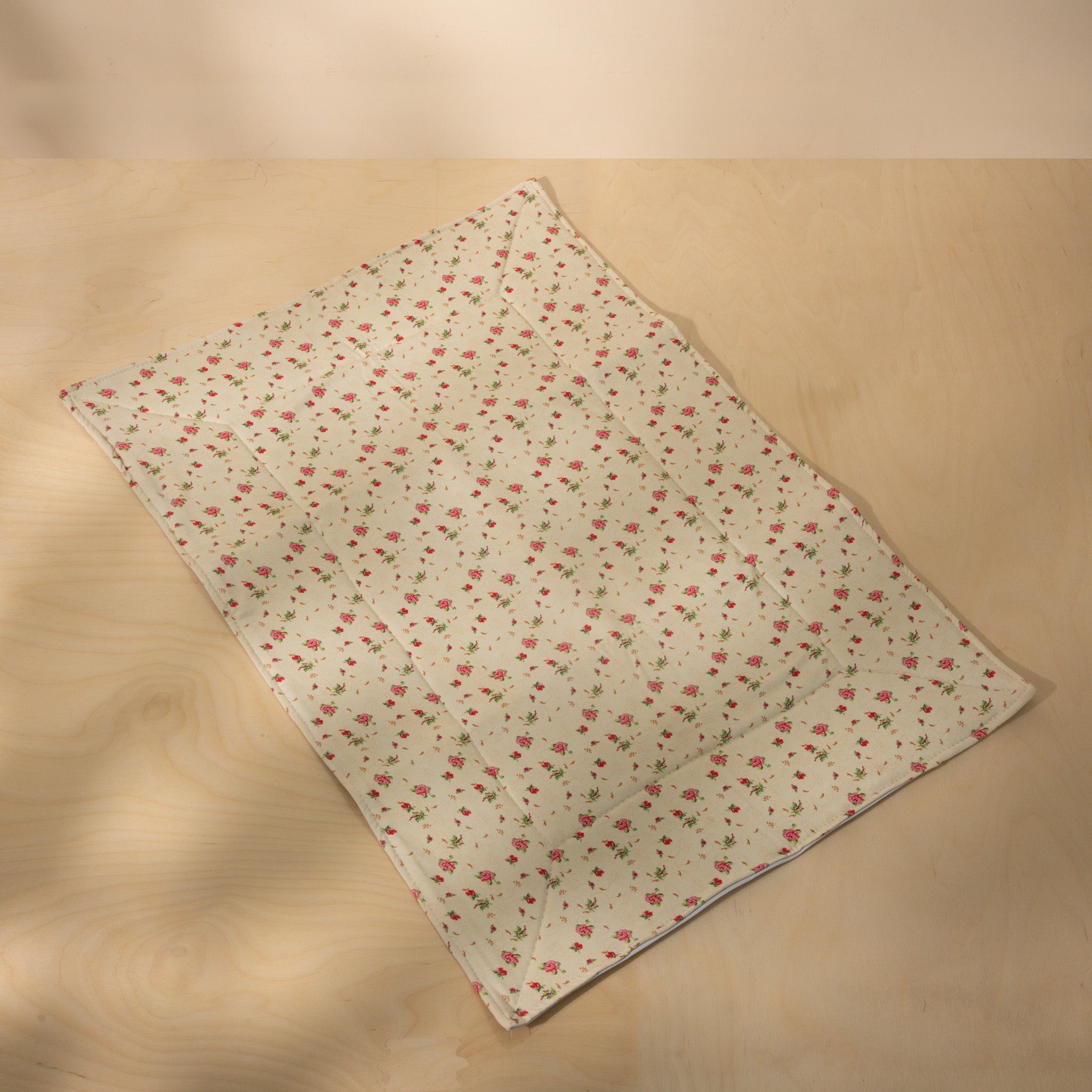 Organic Triple Layer Diaper Changing Mat with Squirrel Print