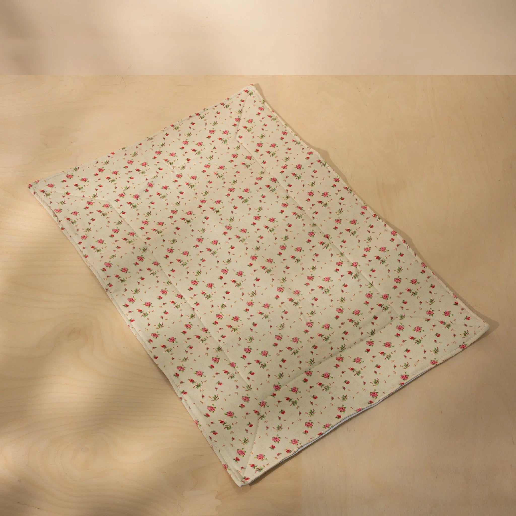 Organic Triple Layer Diaper Changing Mat with Squirrel Print