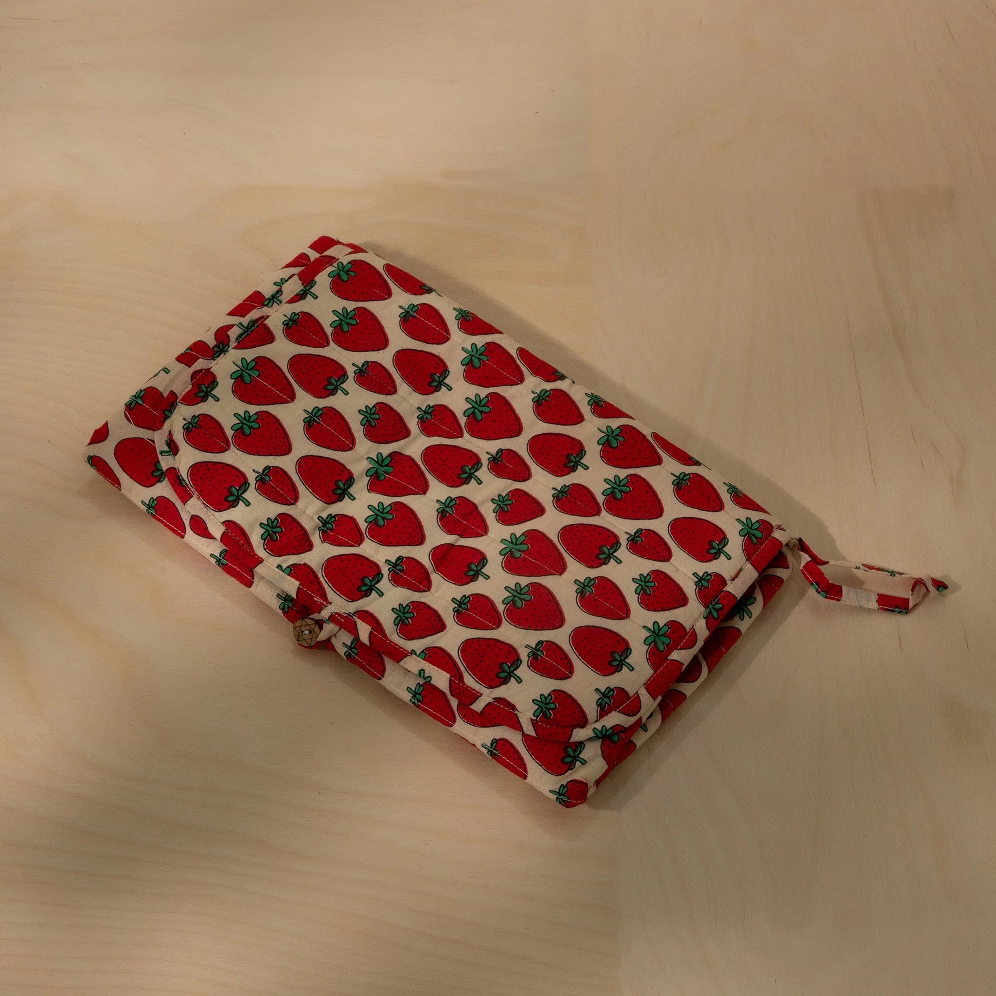 Travel-friendly Diaper Changing Mat - Strawberry