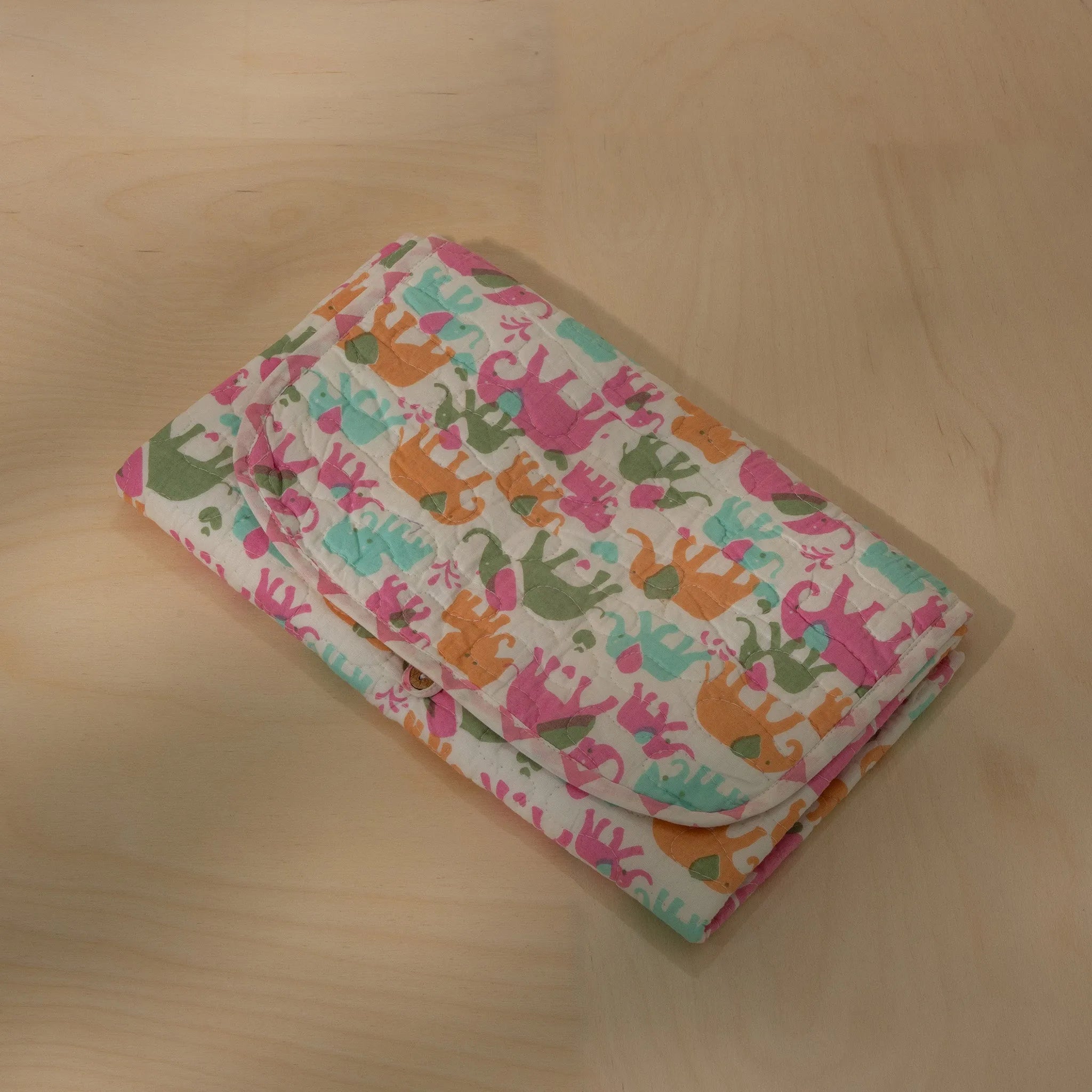 Travel-friendly Diaper Changing Mat - Colorful Trunks