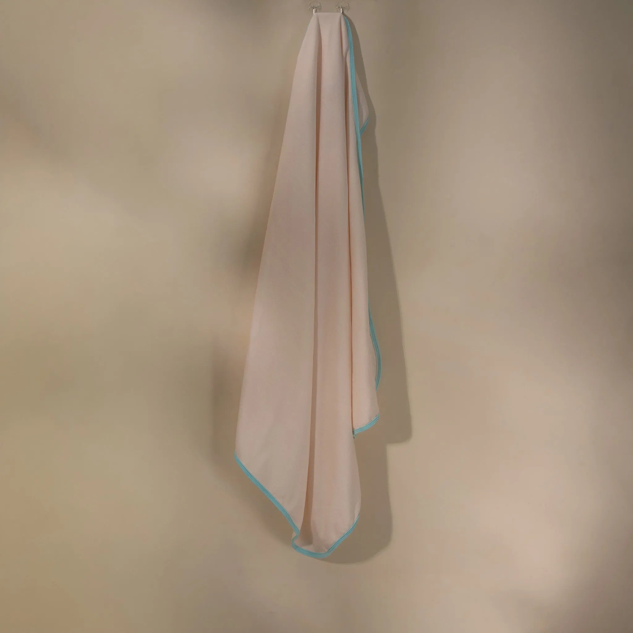 Hosiery & Terry Hooded towel- Baby Pink