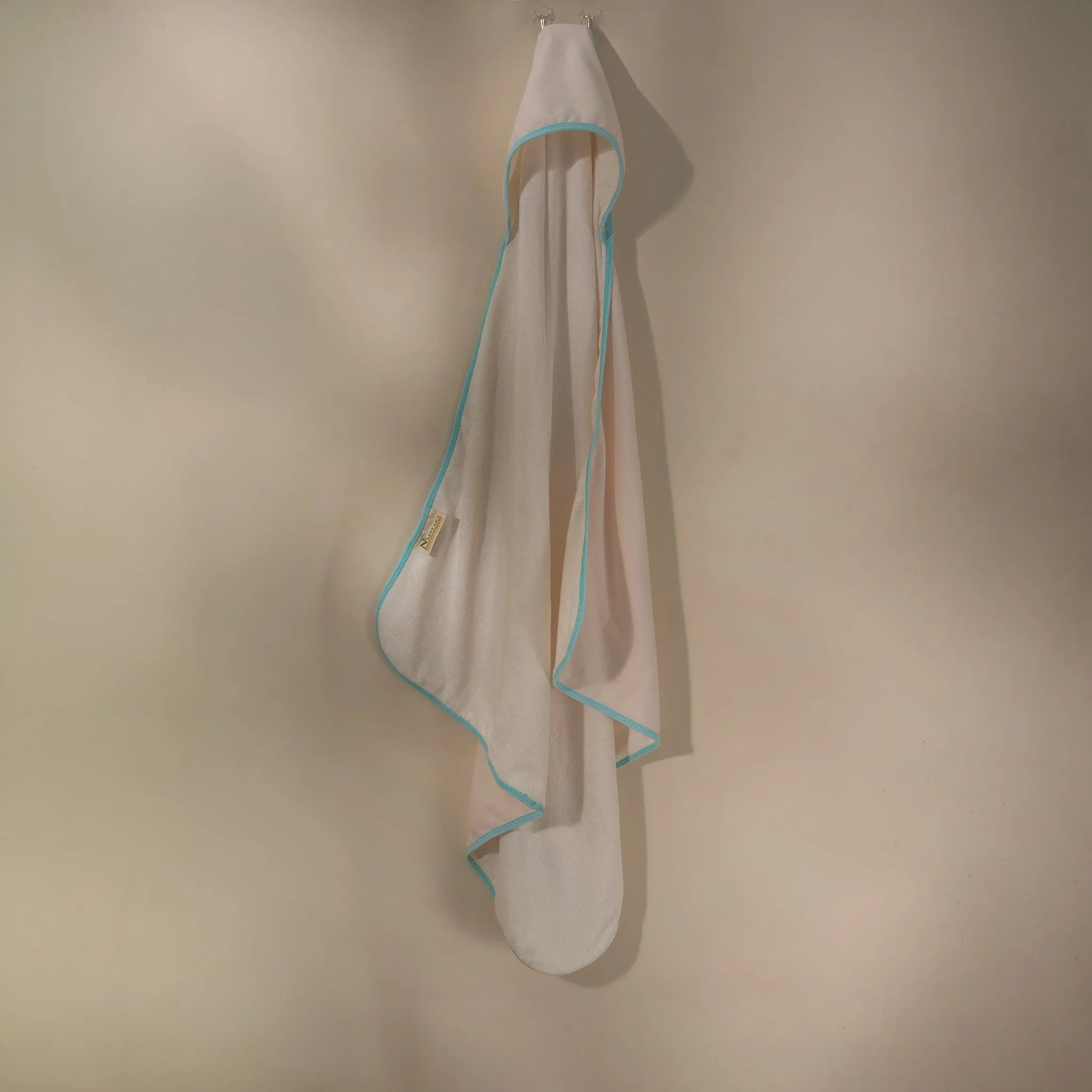 Hosiery & Terry Hooded towel- Baby Pink