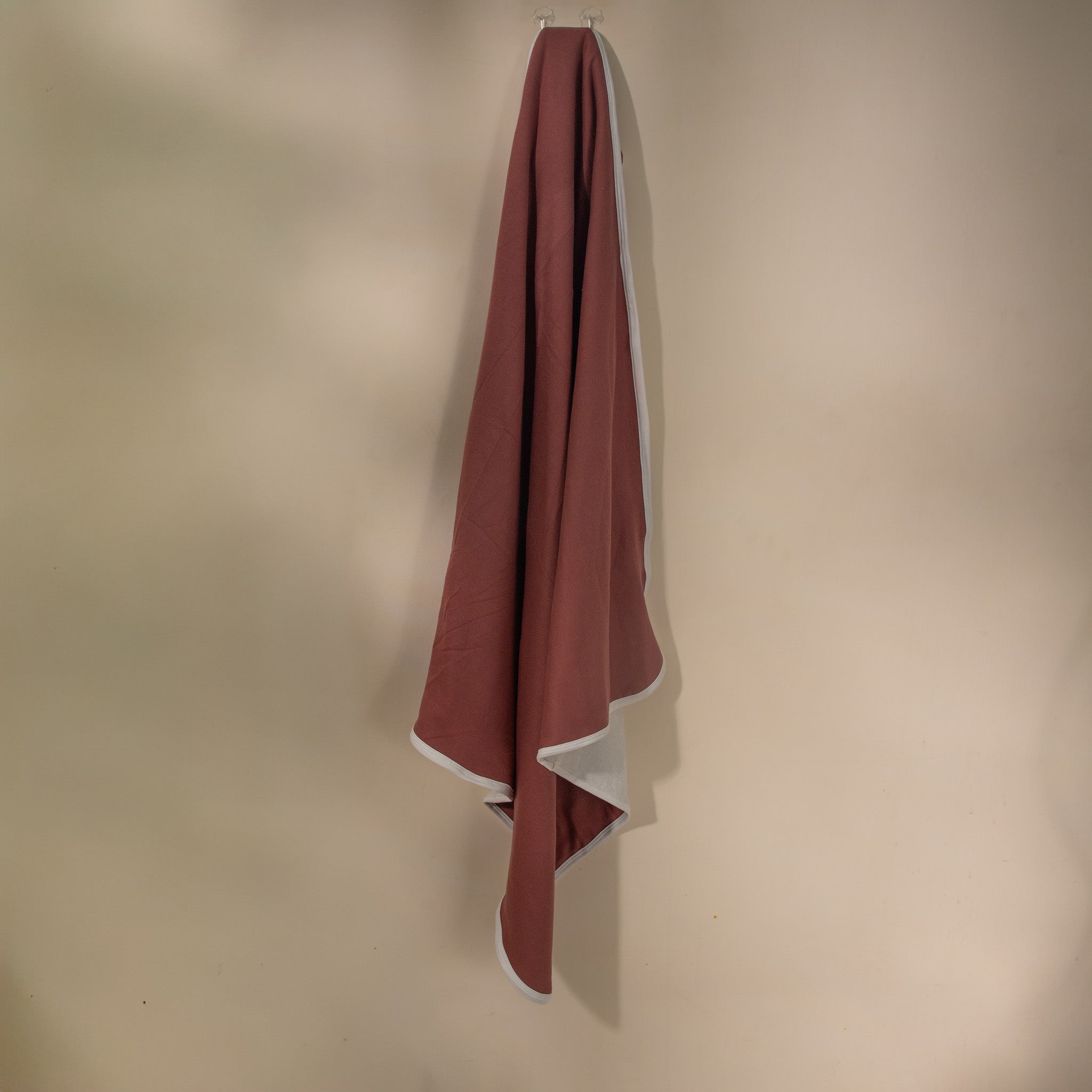 Hosiery & Terry Hooded towel- Choclate brown