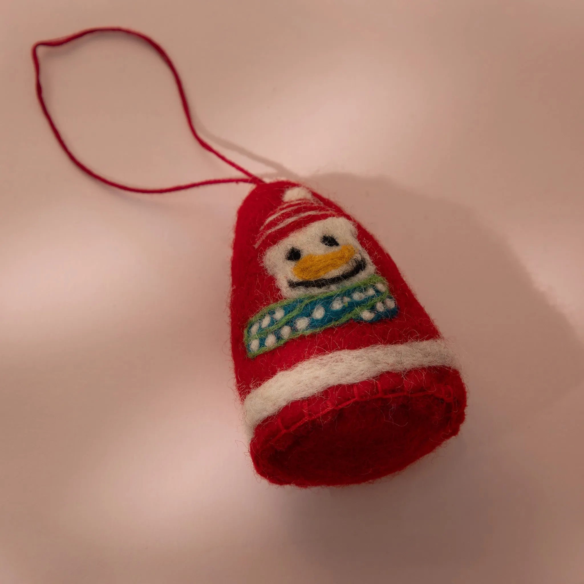 Jolly Snowman Bell Plush Toy
