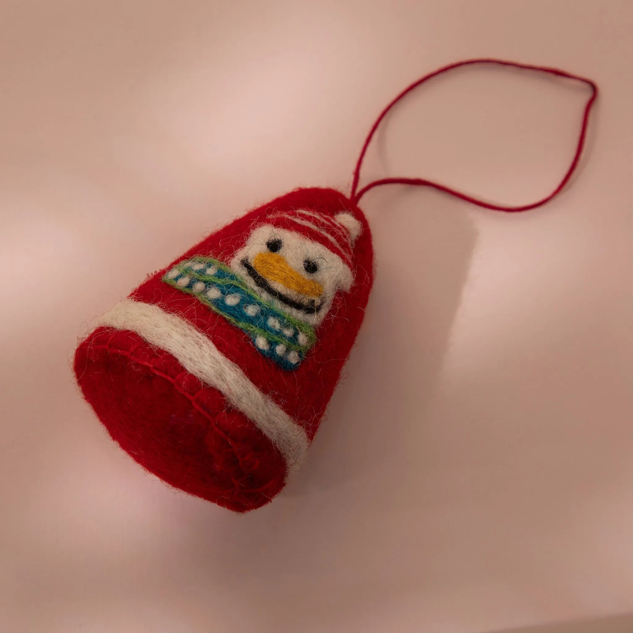 Jolly Snowman Bell Plush Toy