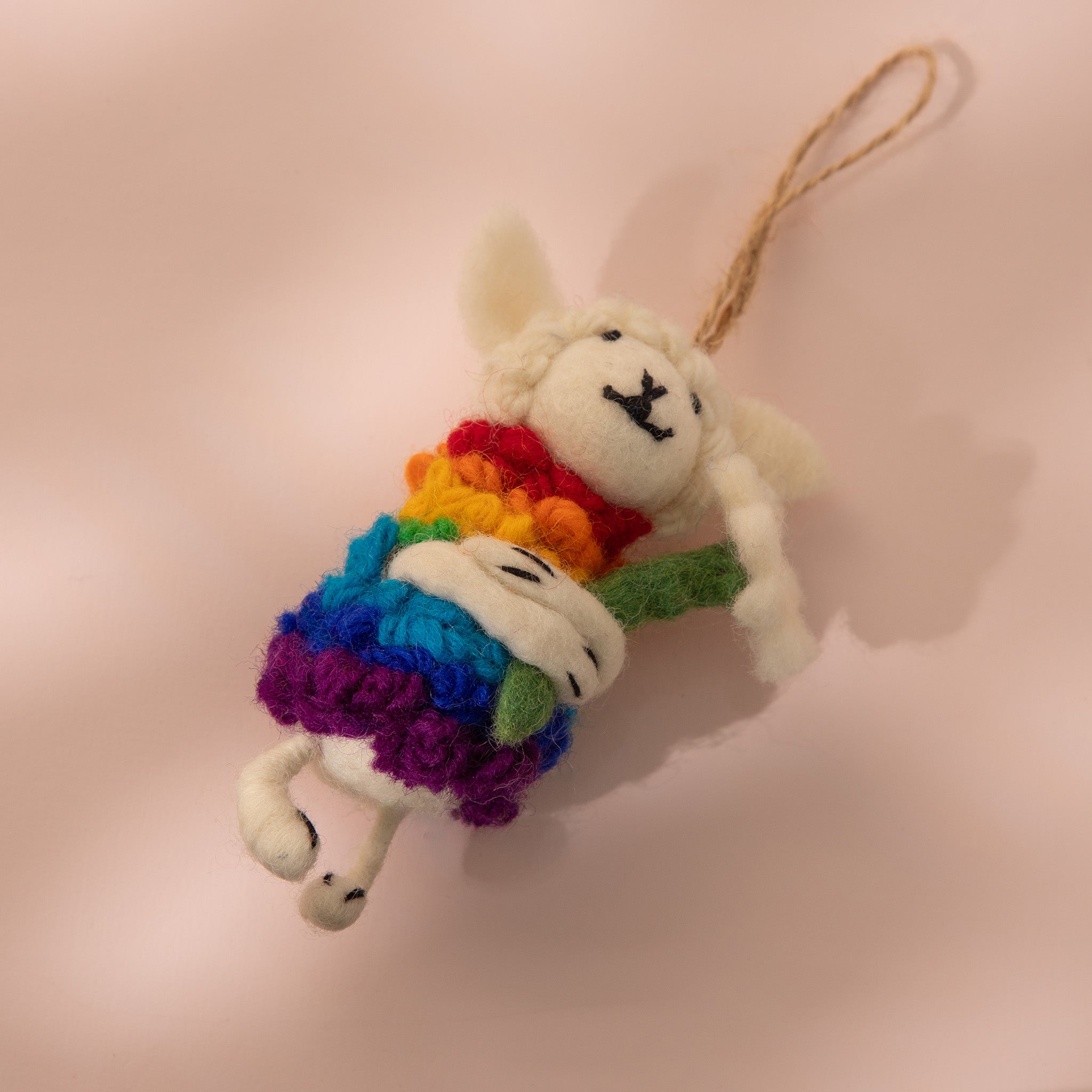 Lulu the Rainbow Dreamer Wool Plush Toy