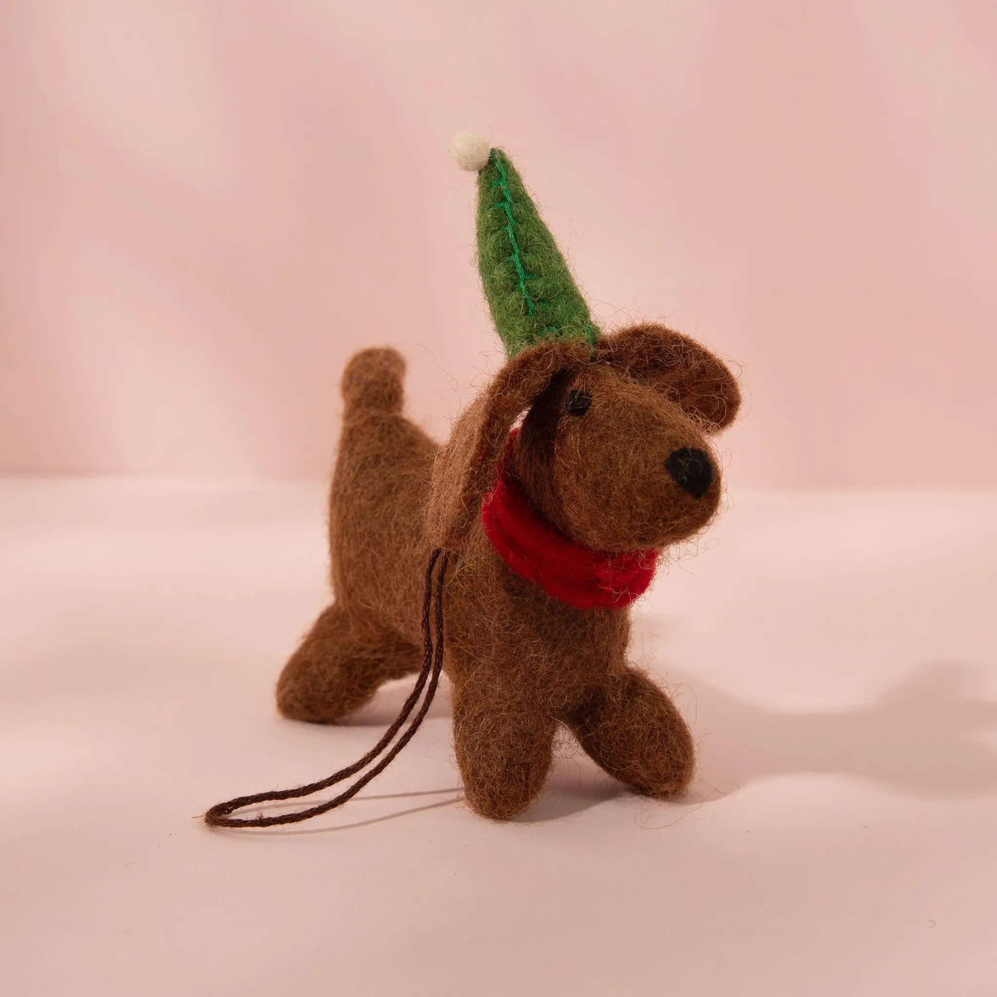 Christmas Dog Felt Plush Toy