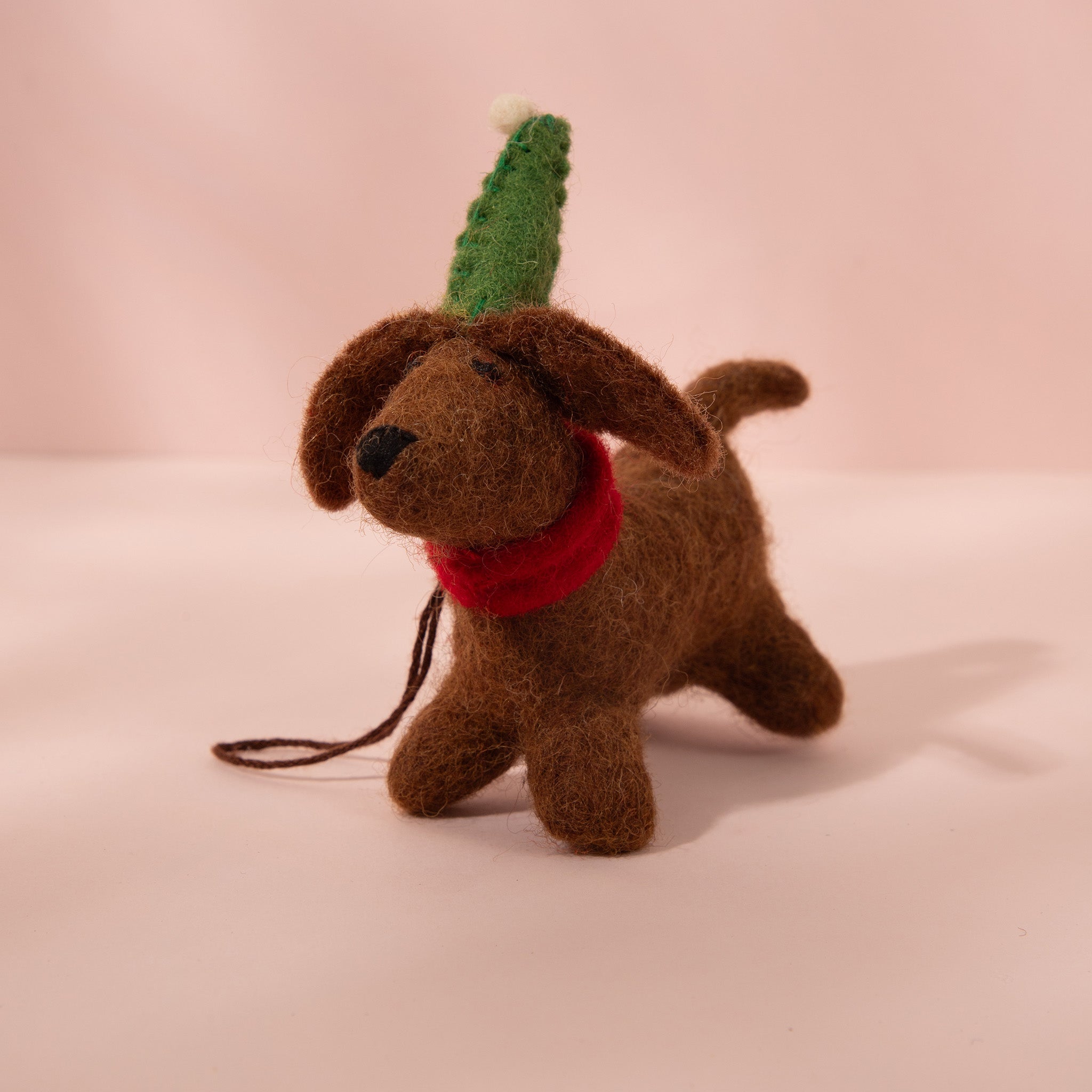 Christmas Dog Felt Plush Toy