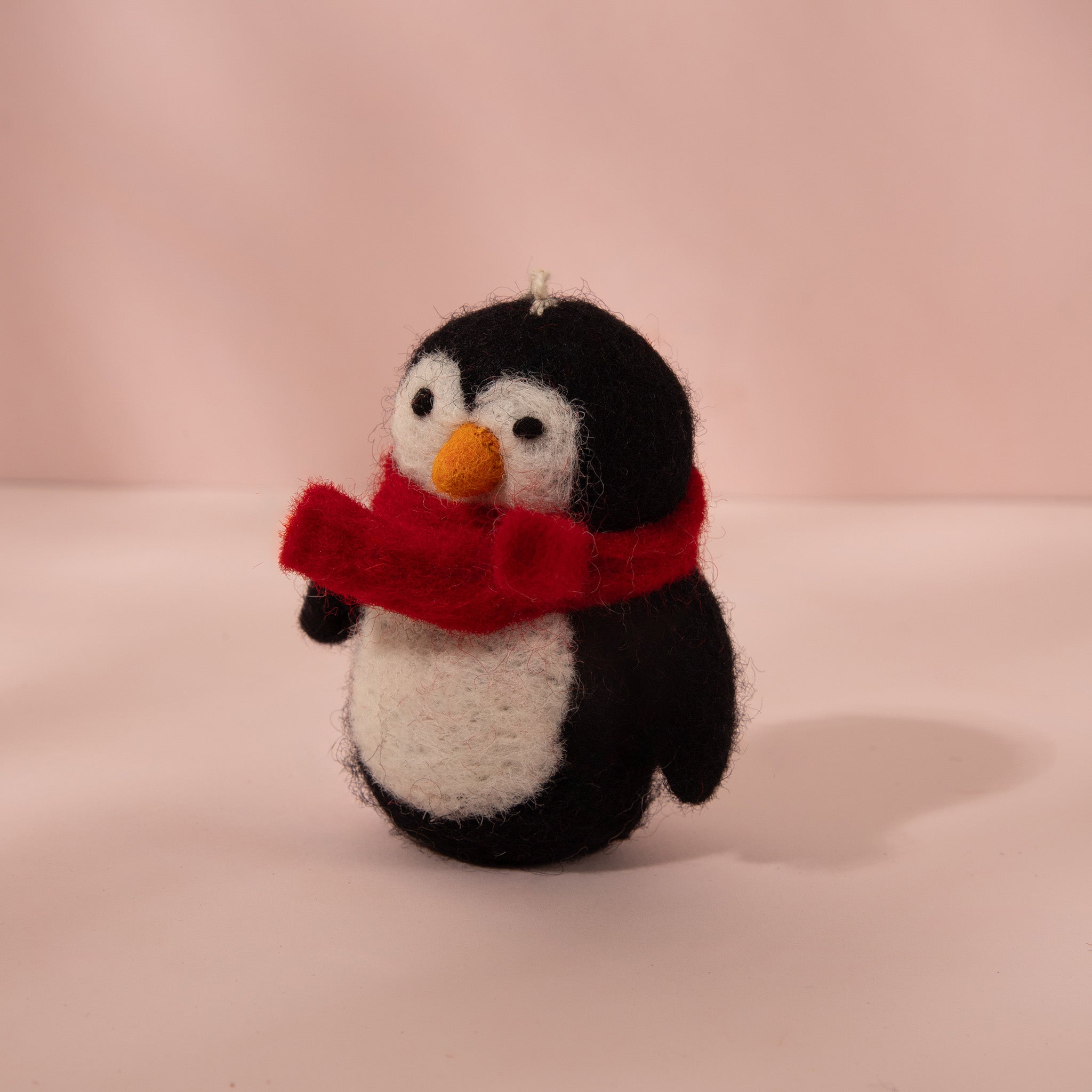 Cozy Penguin Plush Ornament Toy
