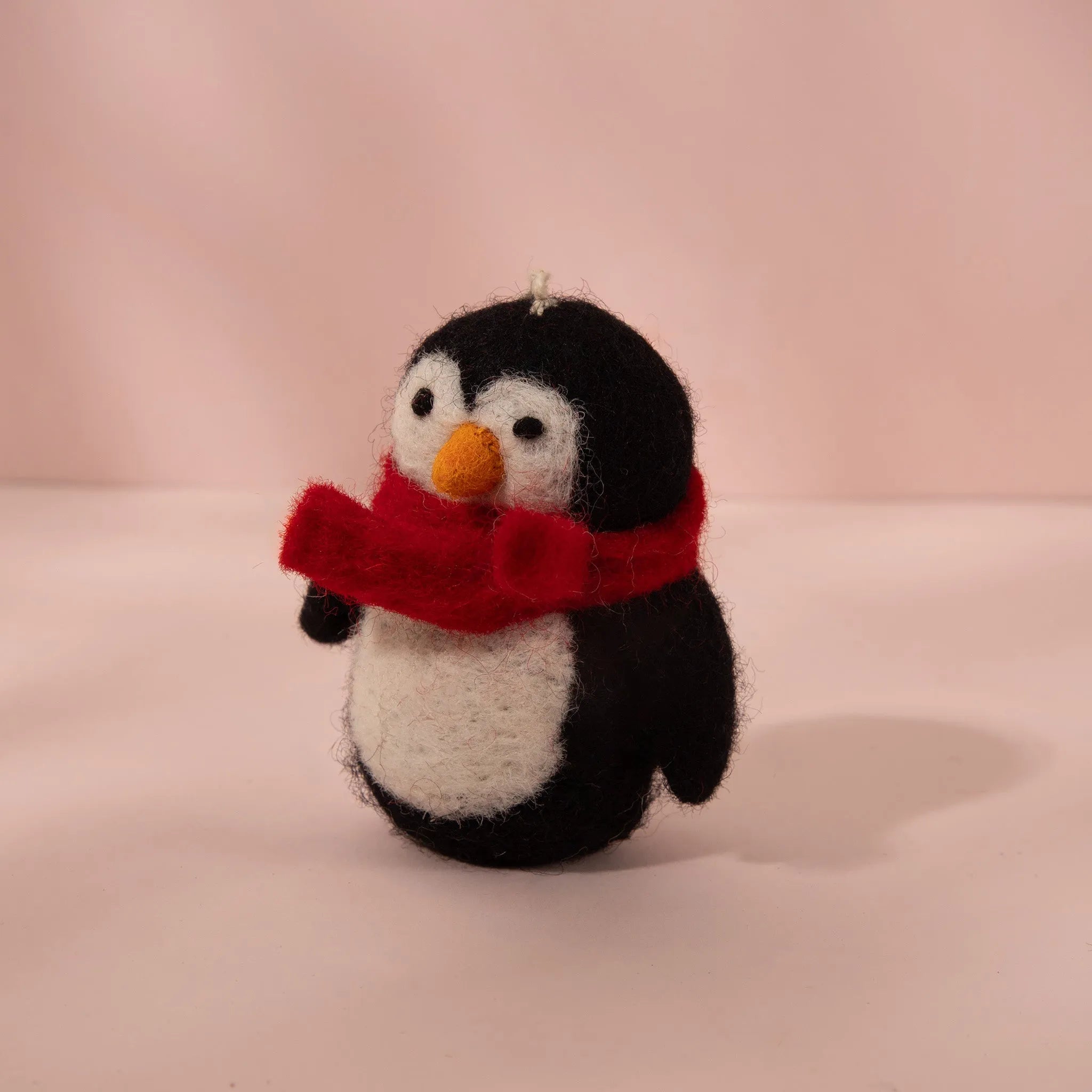 Cozy Penguin Plush Ornament Toy