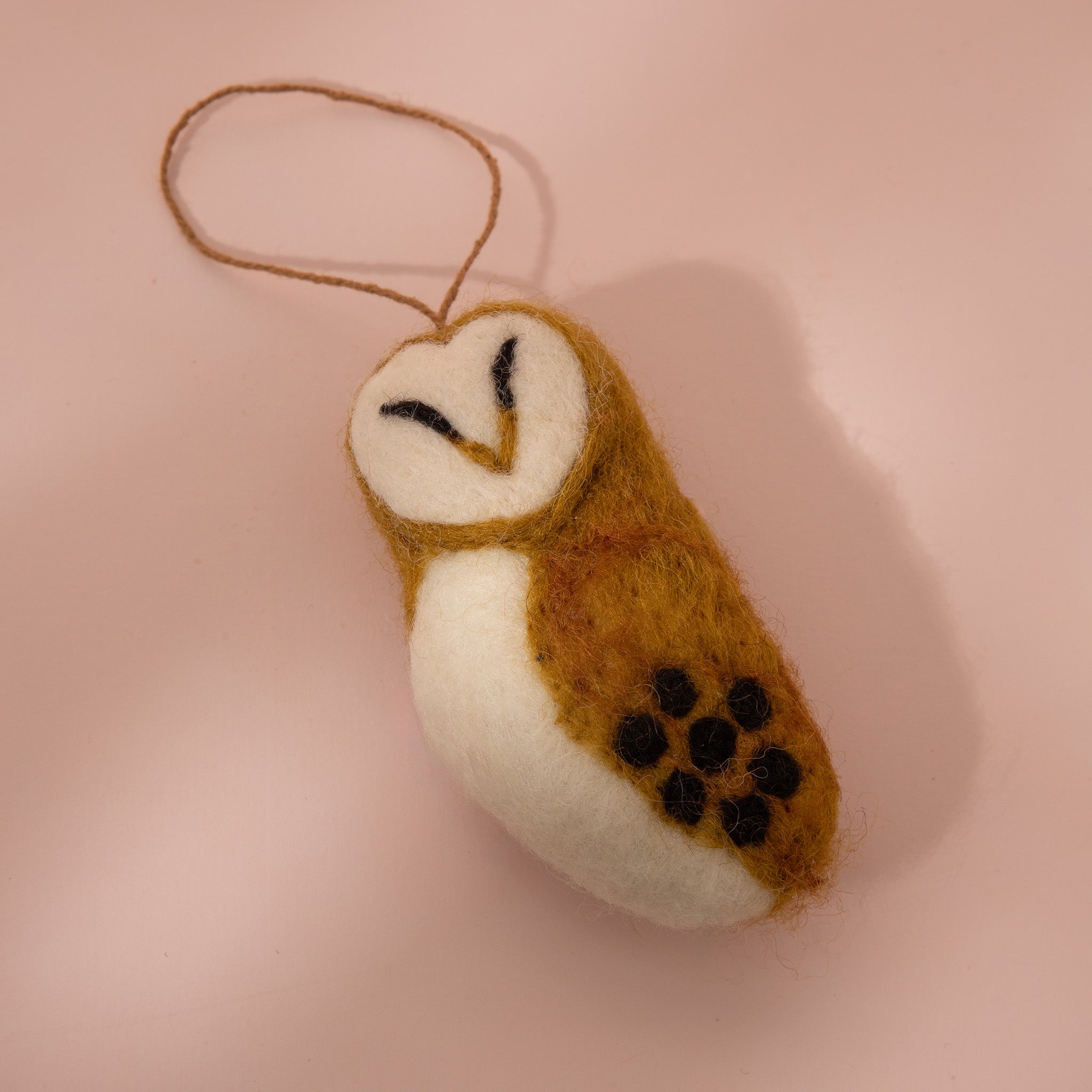 Woodland Owl Felt Ornament Toy
