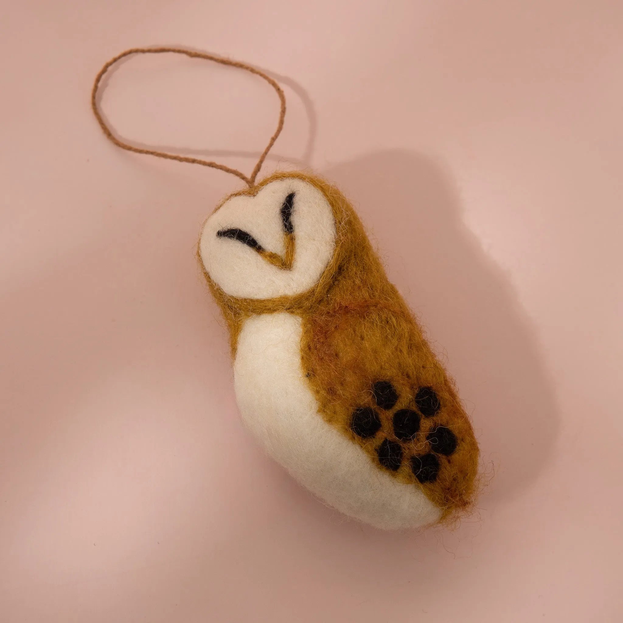 Woodland Owl Felt Ornament Toy