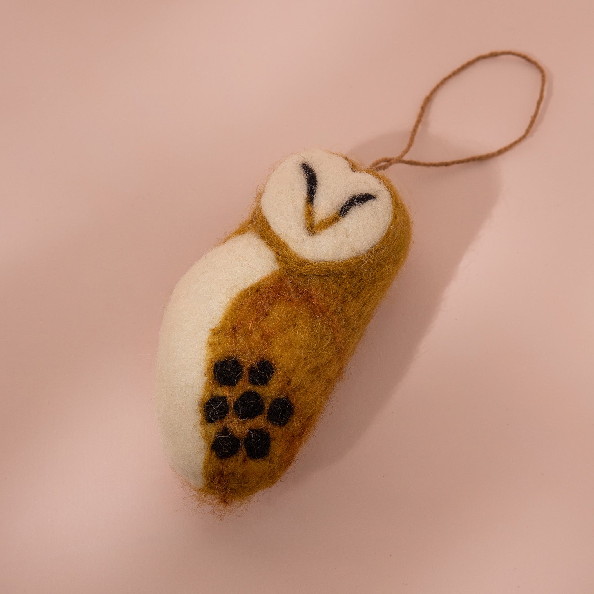 Woodland Owl Felt Ornament Toy