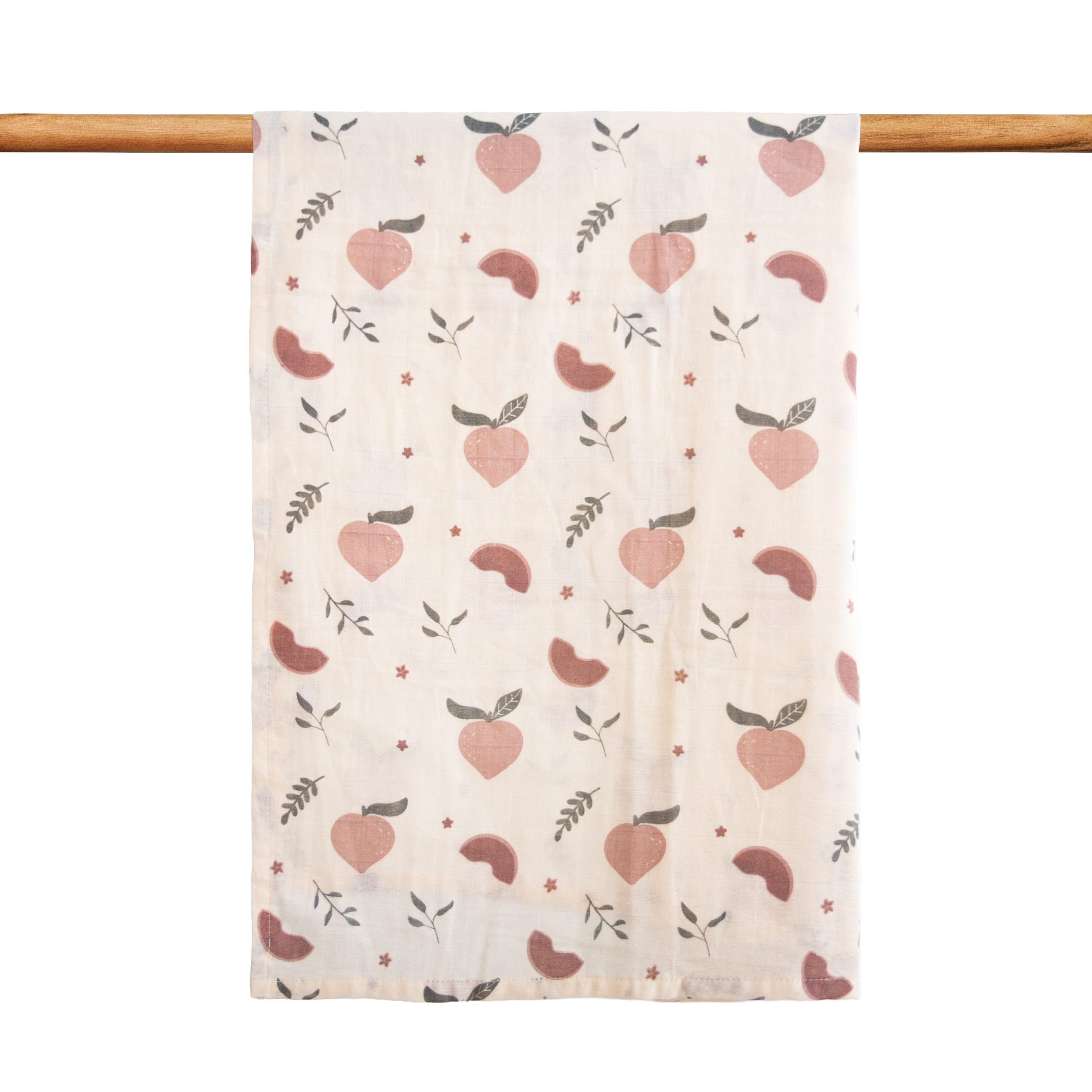 Peach Muslin Swaddle Wrap
