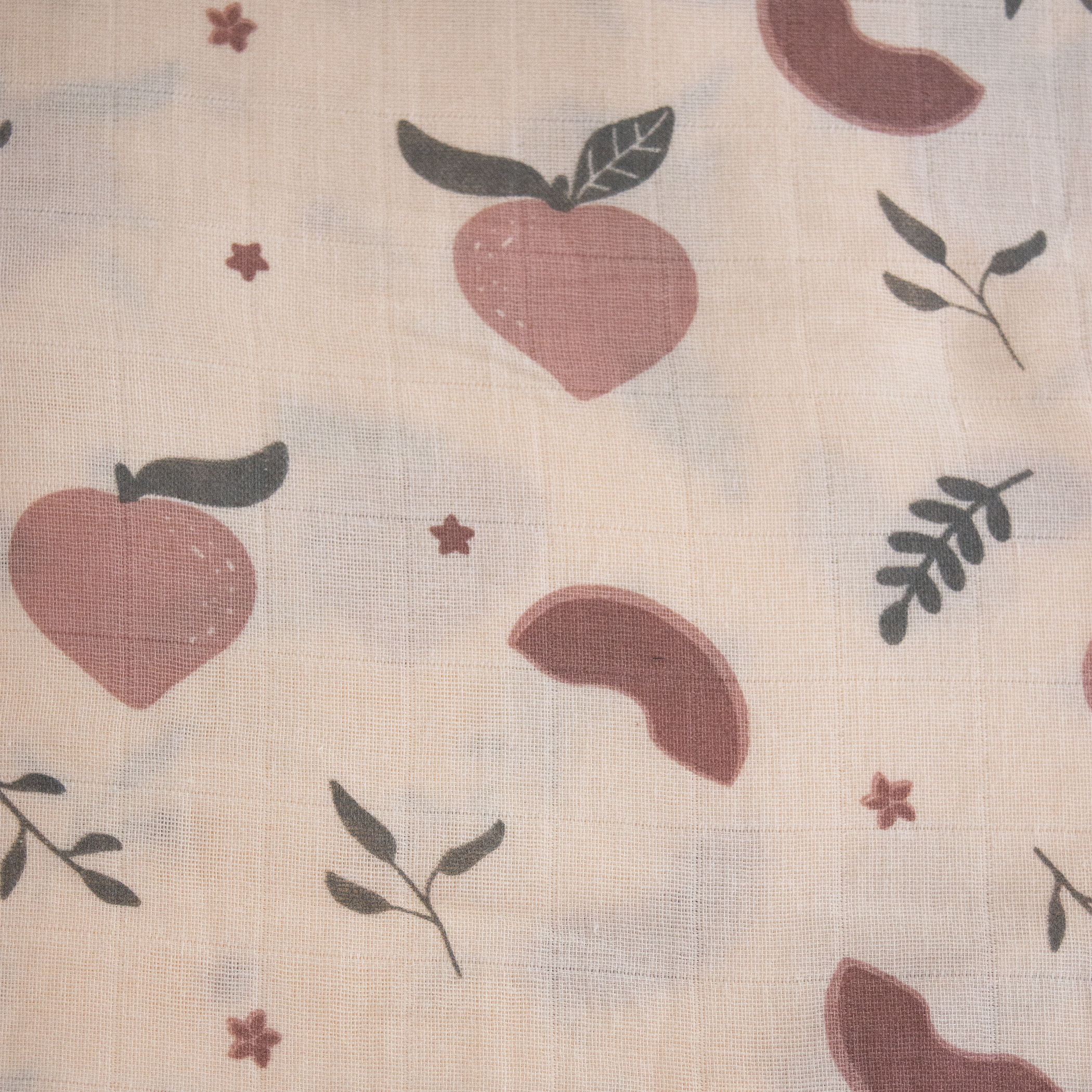 Peach Muslin Swaddle Wrap
