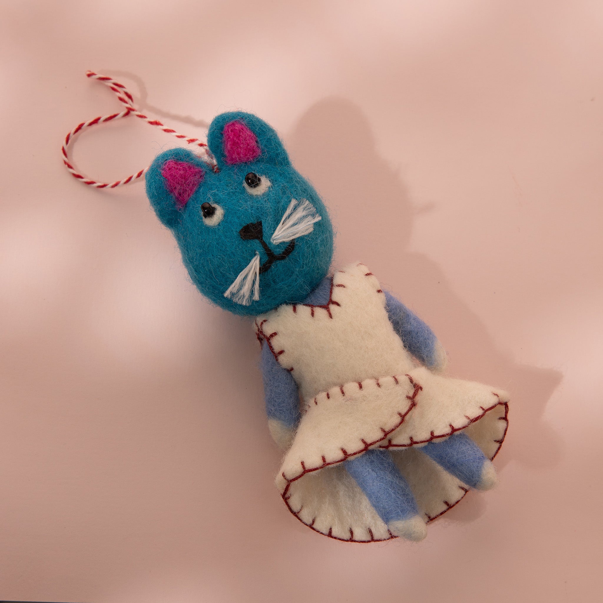 Blue Mouse Wool Felt