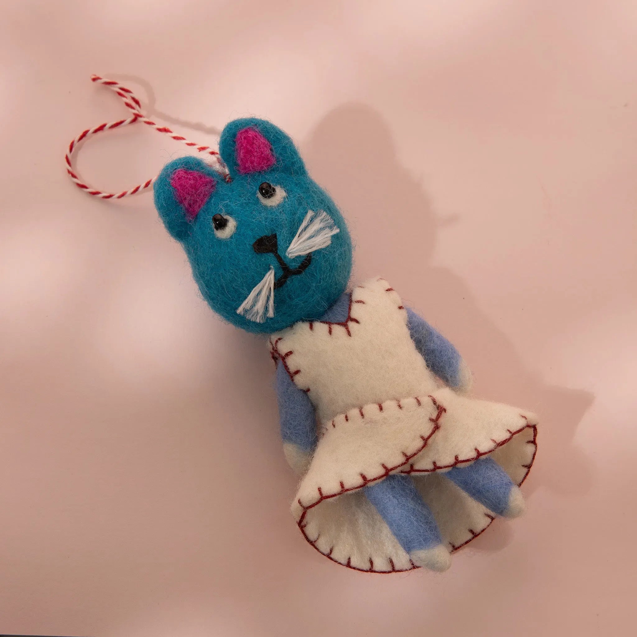 Blue Mouse Wool Felt