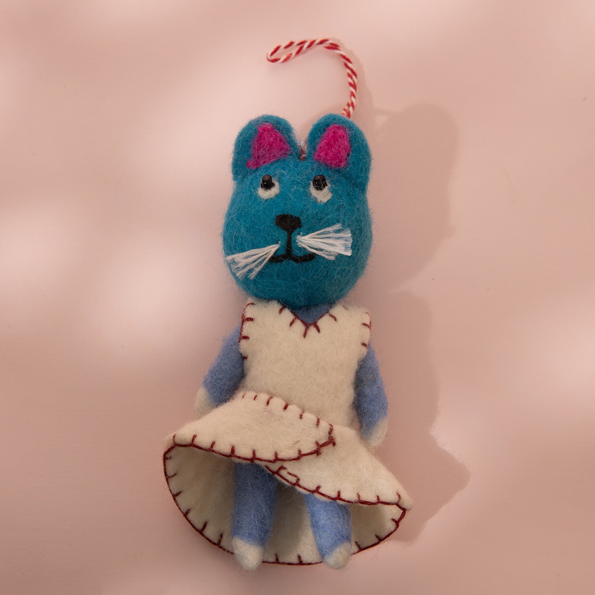 Blue Mouse Wool Felt