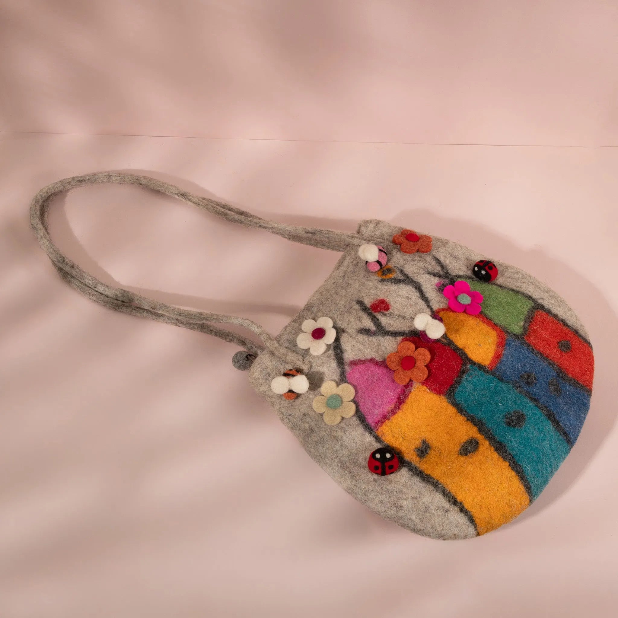 Whimsical Village Garden Shoulder Bag Toy