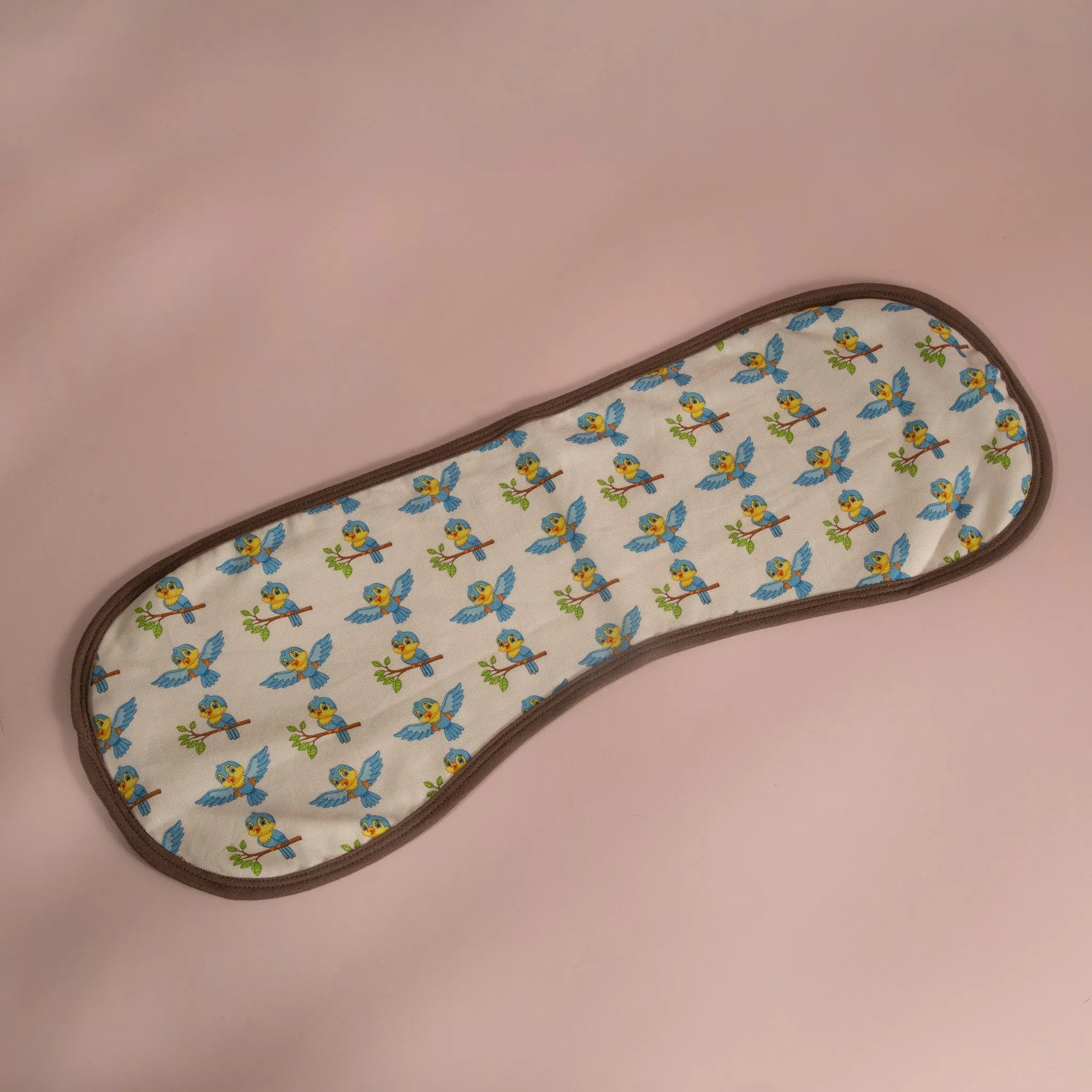 Bamboo Terry Burp Cloth - Chirpy Blues