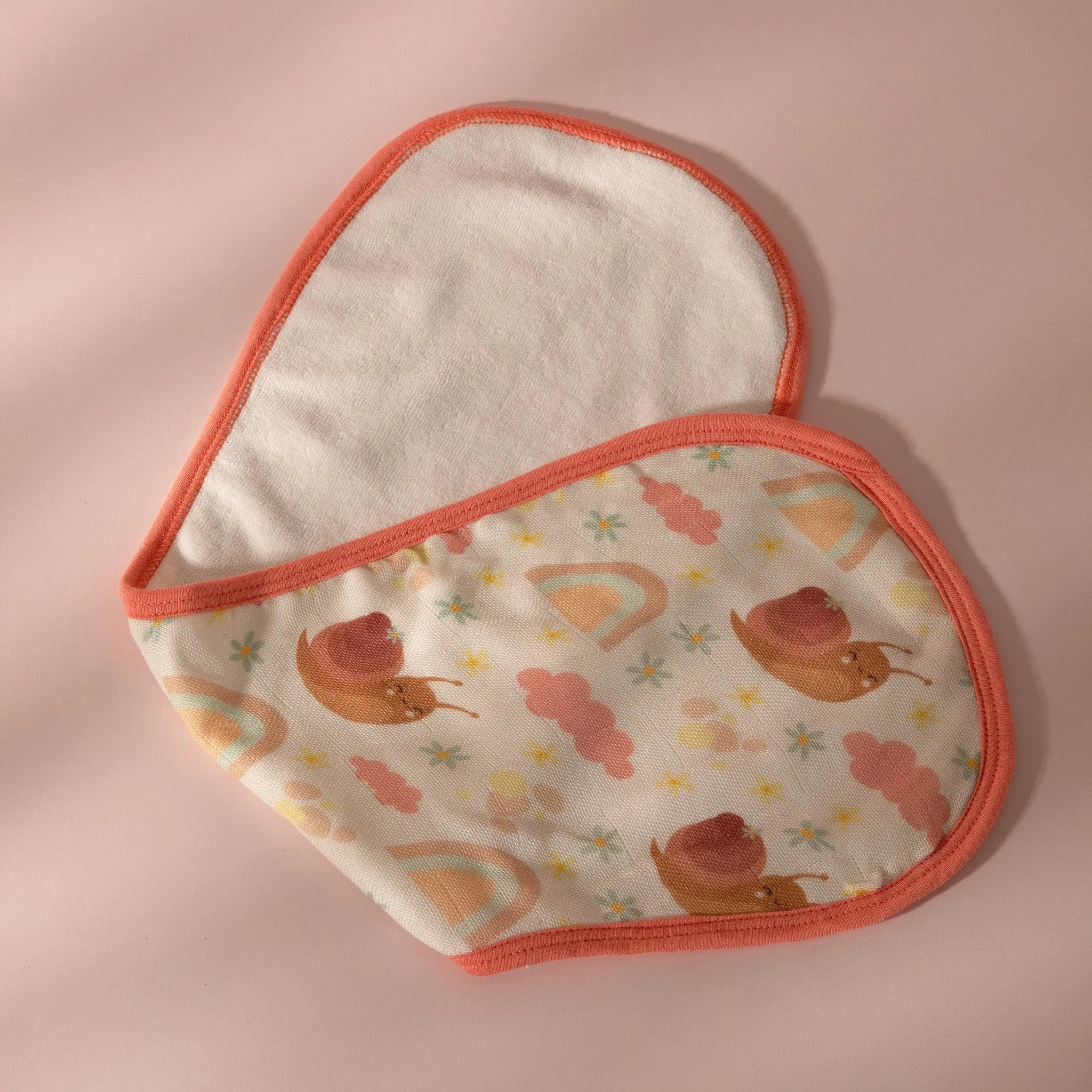 Bamboo Muslin Terry Burp Cloth - Snailbows