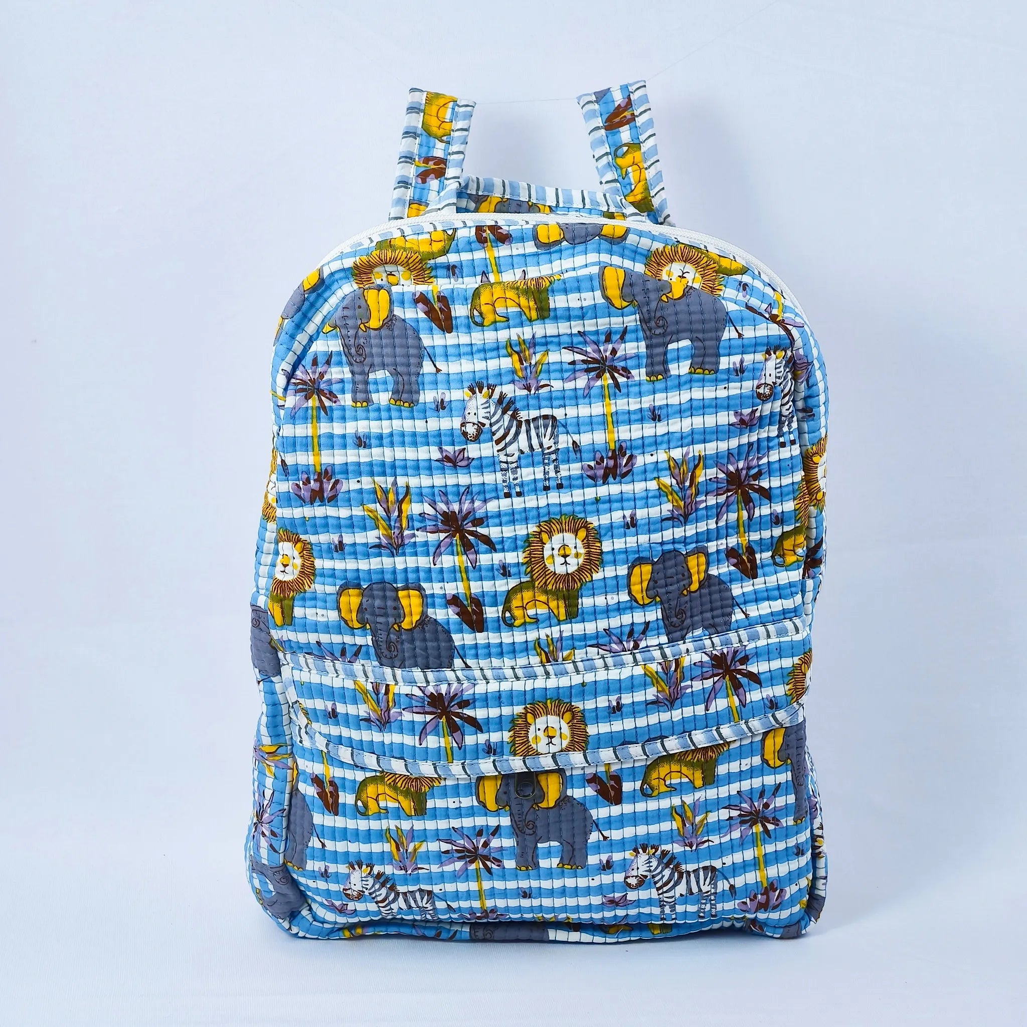 Jungle Safari Kids Quilted Backpack – Cotton Waffle