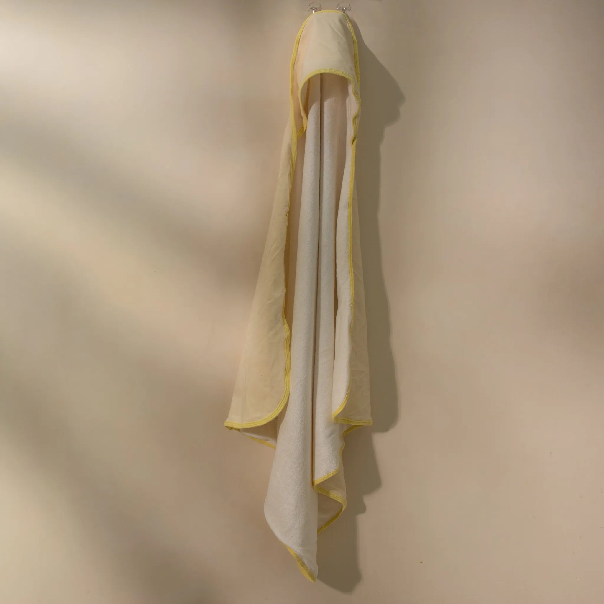 Hosiery & Terry Hooded towel-  Lemon Yelow