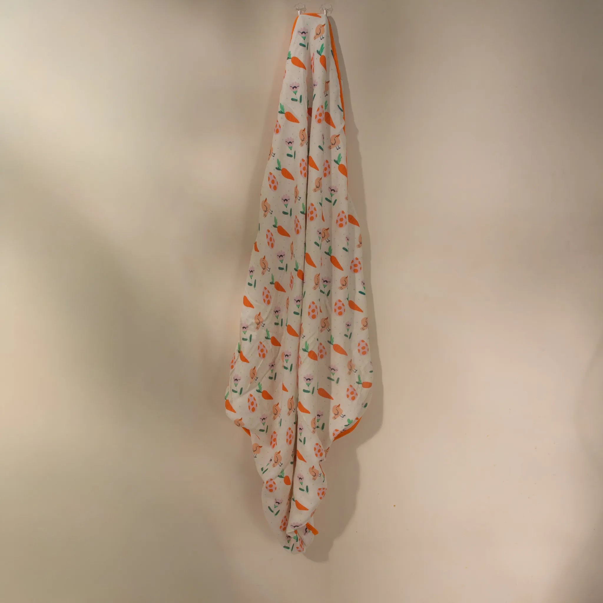 Bamboo Muslin & Terry Hooded towel- Tiny Carrot Crunchers