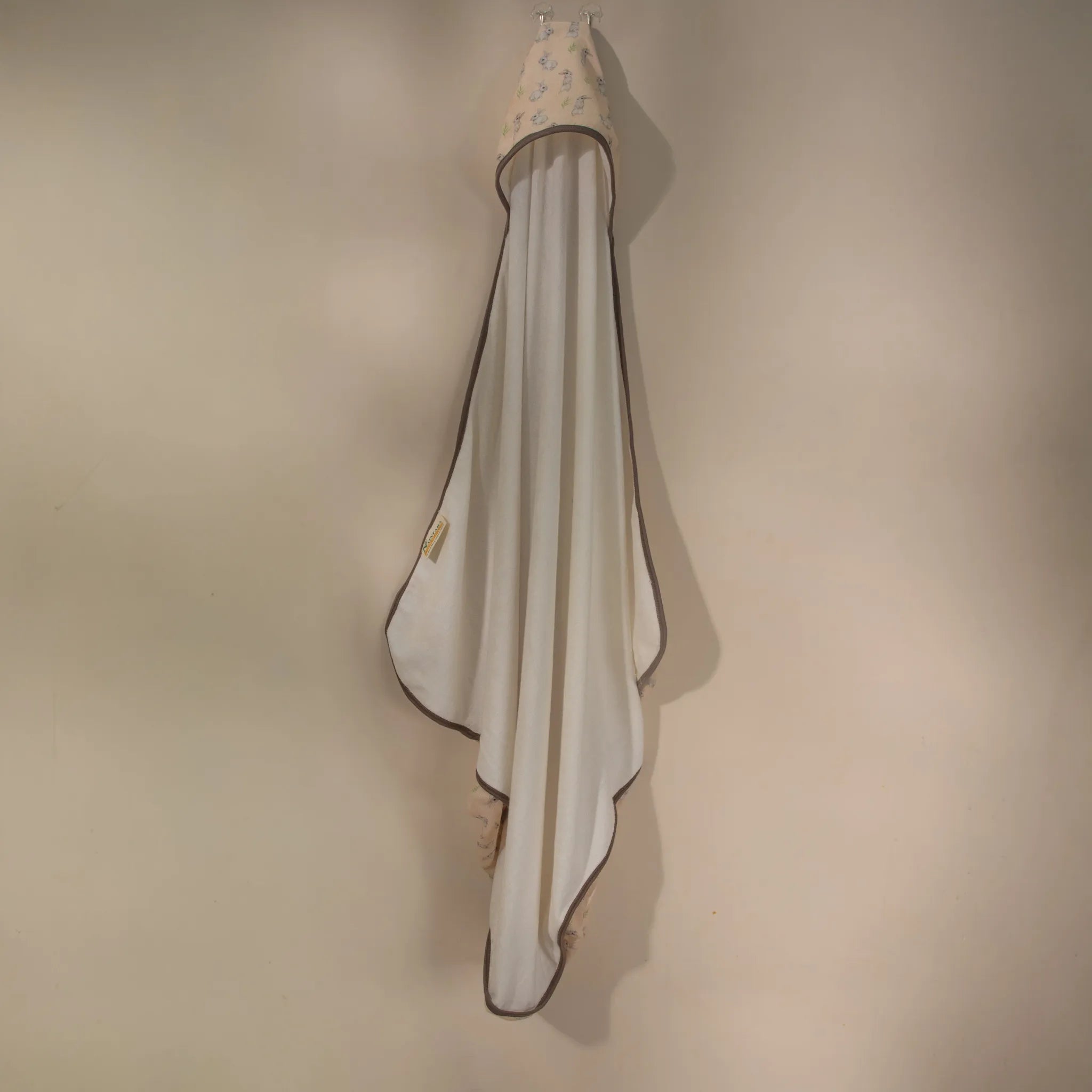 Bamboo Muslin & Terry Hooded towel- Vanilla Hop Collections