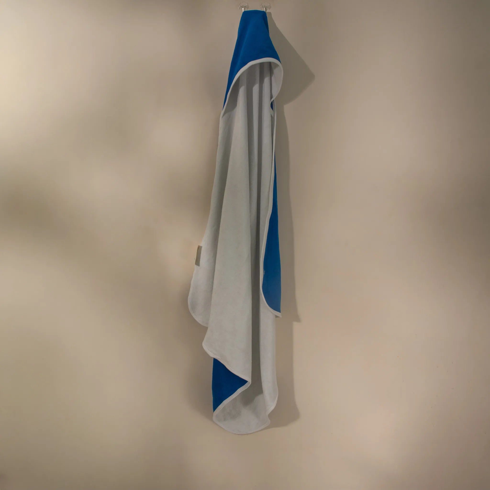 Hosiery & Terry Hooded towel- blue