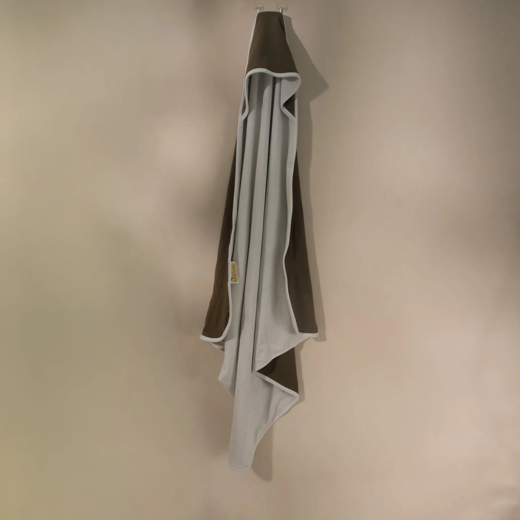 Hosiery & Terry Hooded towel-  Deep Green