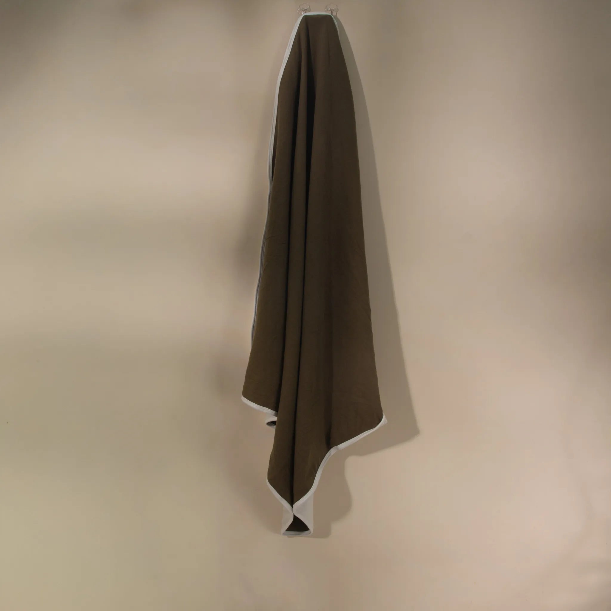 Hosiery & Terry Hooded towel-  Deep Green